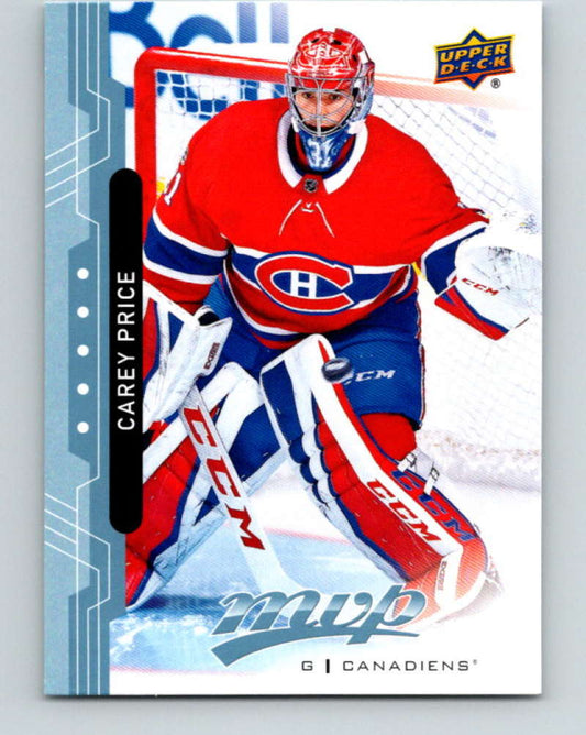 2018-19 Upper Deck MVP #206 Carey Price Mint Montreal Canadiens