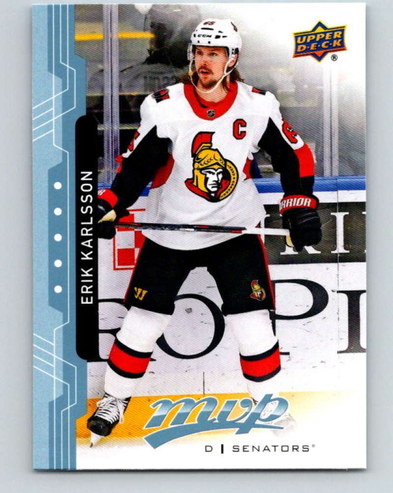 2018-19 Upper Deck MVP #212 Erik Karlsson Mint Ottawa Senators  Image 1