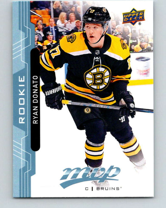 2018-19 Upper Deck MVP #232 Ryan Donato Mint RC Rookie Boston Bruins  Image 1