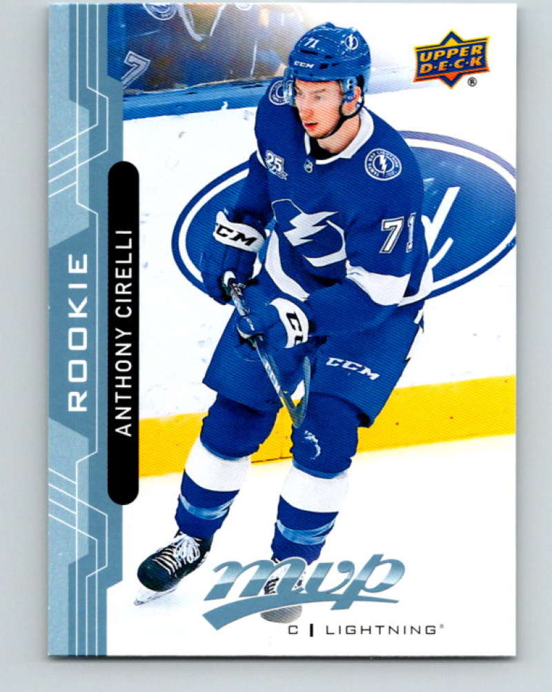 2018-19 Upper Deck MVP #239 Anthony Cirelli Mint RC Rookie Tampa Bay Lightning  Image 1