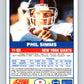 1989 Score #6 Phil Simms Mint New York Giants  Image 2