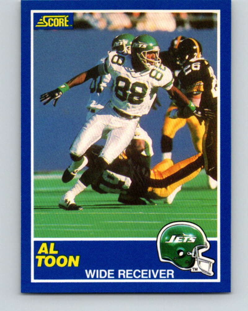 1989 Score #10 Al Toon Mint New York Jets  Image 1