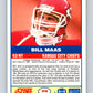 1989 Score #26 Bill Maas Mint Kansas City Chiefs  Image 2