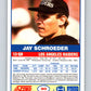 1989 Score #30 Jay Schroeder Mint Los Angeles Raiders  Image 2