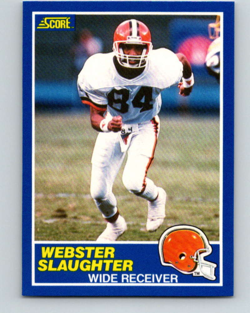 1989 Score #41 Webster Slaughter Mint Cleveland Browns  Image 1