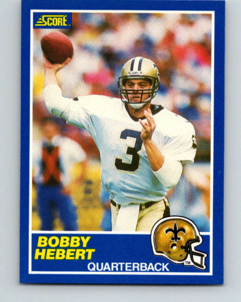 1989 Score #46 Bobby Hebert Mint New Orleans Saints  Image 1