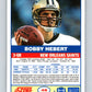 1989 Score #46 Bobby Hebert Mint New Orleans Saints  Image 2