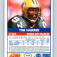 1989 Score #58 Tim Harris Mint Green Bay Packers  Image 2