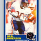 1989 Score #62 Neal Anderson Mint Chicago Bears  Image 1
