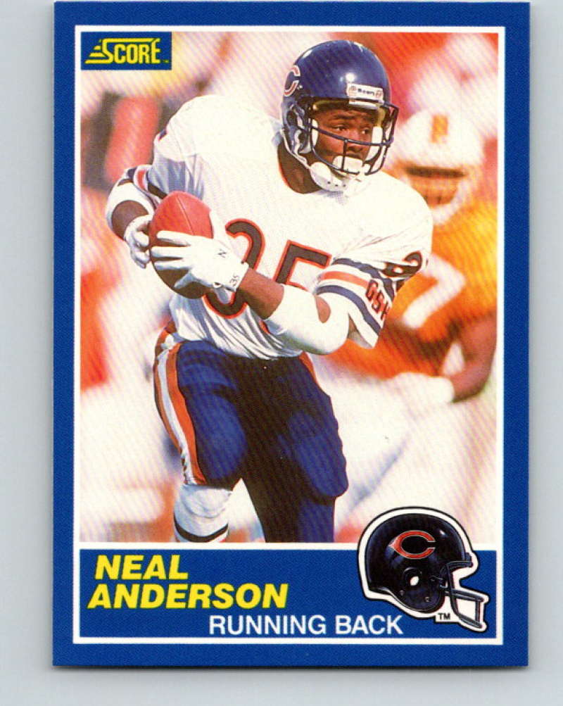 1989 Score #62 Neal Anderson Mint Chicago Bears  Image 1