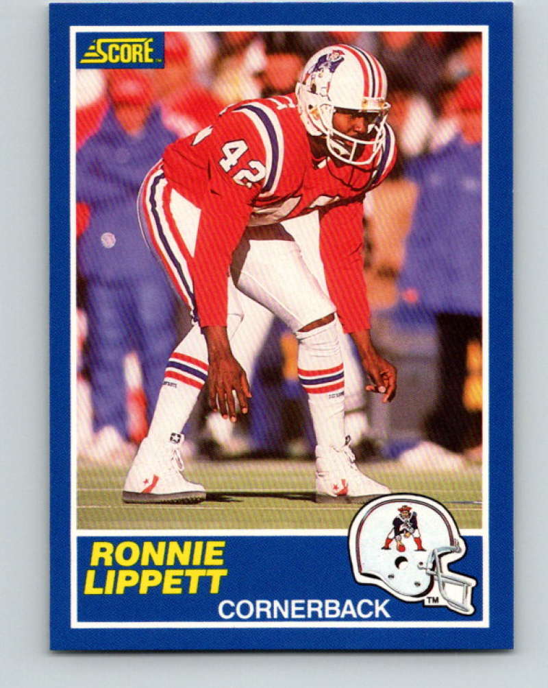 1989 Score #66 Ronnie Lippett Mint New England Patriots  Image 1