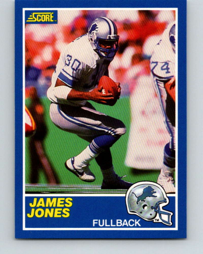 1989 Score #71 James Jones Mint Detroit Lions  Image 1