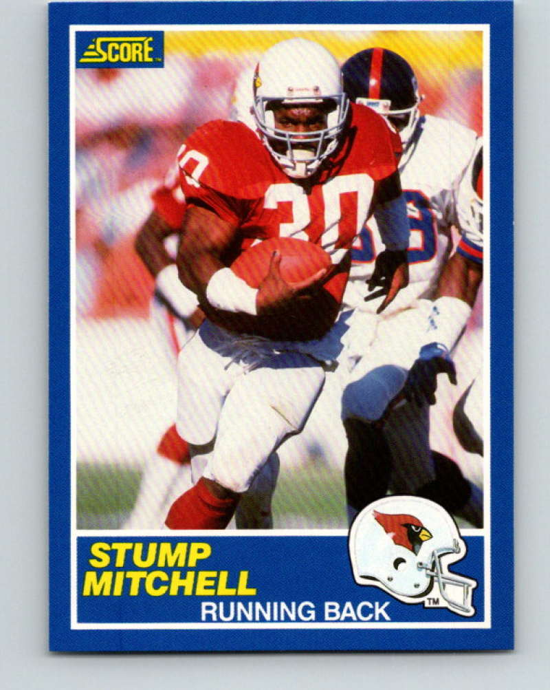 1989 Score #88 Stump Mitchell Mint Phoenix Cardinals  Image 1