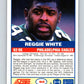 1989 Score #92 Reggie White Mint Philadelphia Eagles