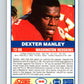 1989 Score #98 Dexter Manley Mint Washington Redskins  Image 2