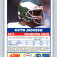 1989 Score #101a Keith Jackson Mint RC Rookie Philadelphia Eagles