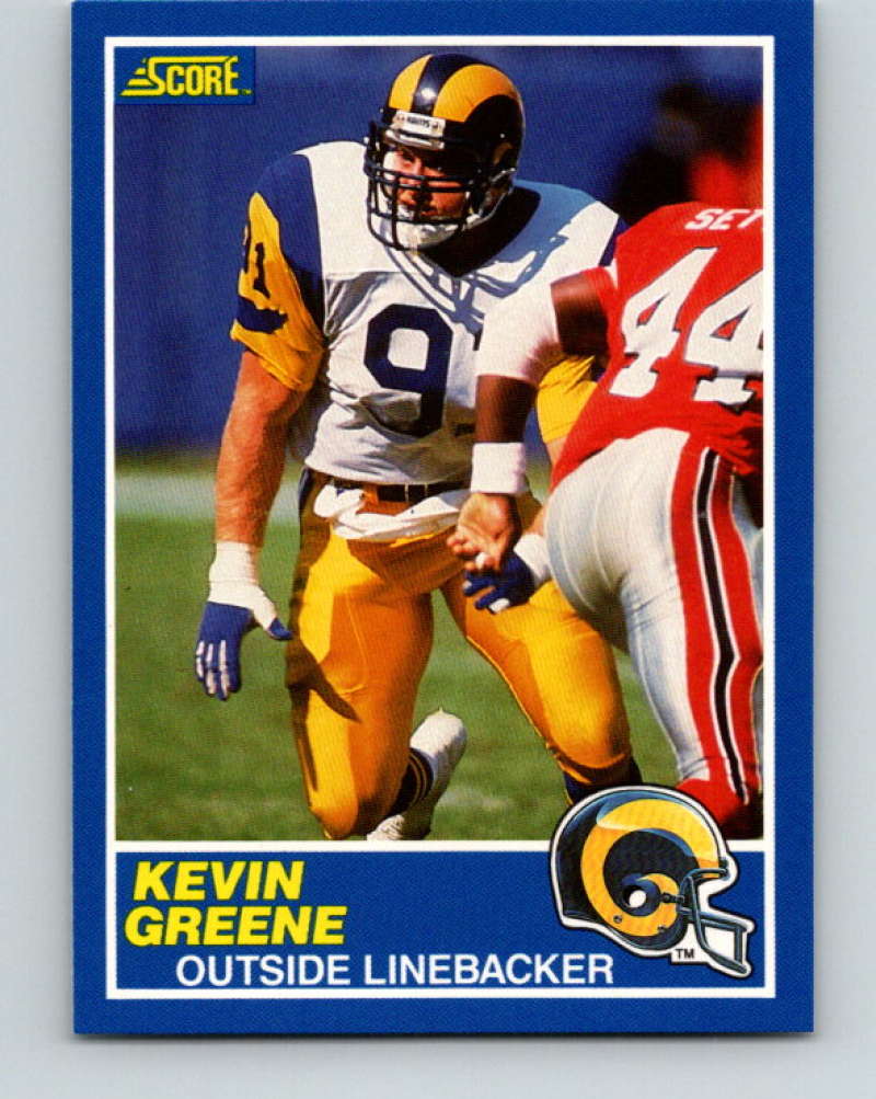 1989 Score #103 Kevin Greene Mint Los Angeles Rams  Image 1