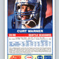 1989 Score #106 Curt Warner Mint Seattle Seahawks  Image 2