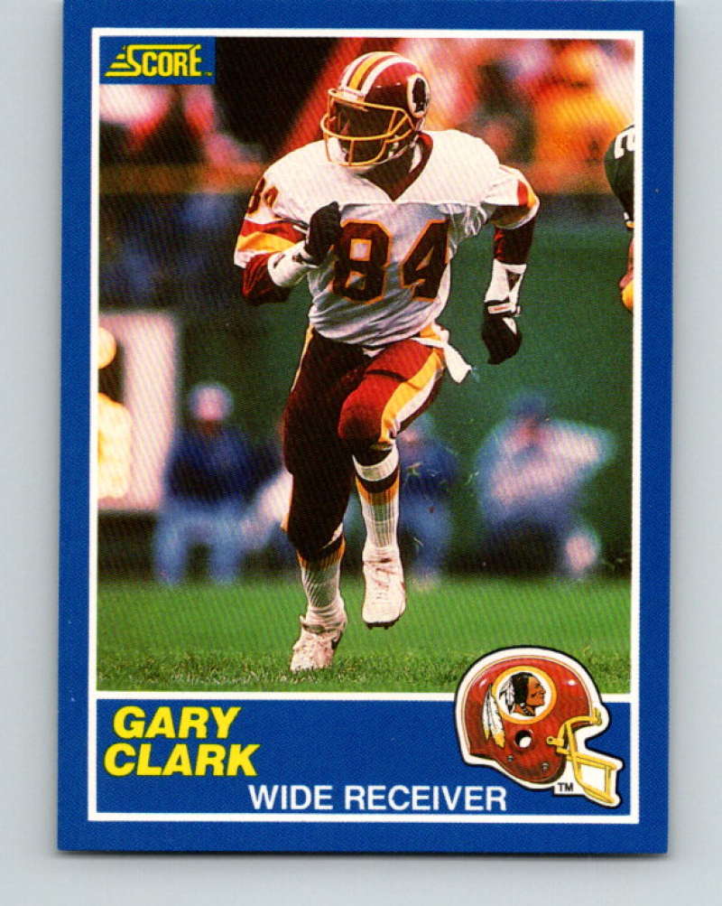 1989 Score #108 Gary Clark Mint Washington Redskins  Image 1