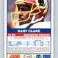 1989 Score #108 Gary Clark Mint Washington Redskins  Image 2