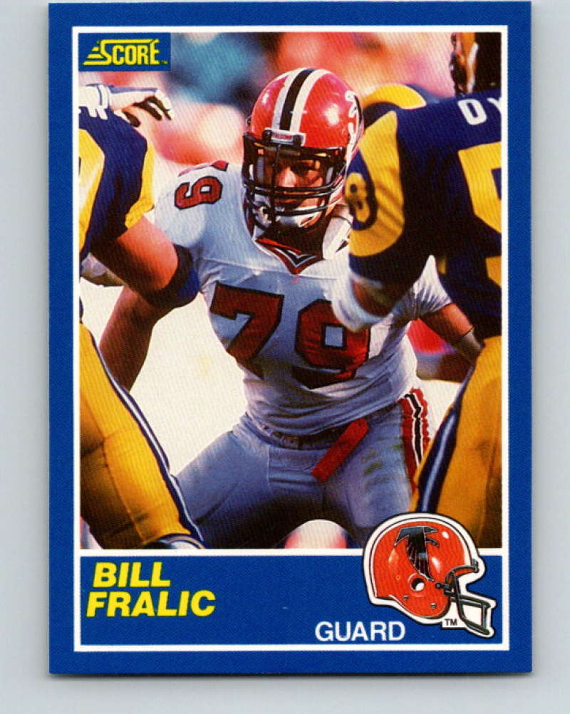 1989 Score #110 Bill Fralic Mint Atlanta Falcons  Image 1