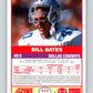 1989 Score #111 Bill Bates Mint Dallas Cowboys