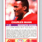 1989 Score #113 Charles Mann Mint Washington Redskins  Image 2