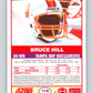 1989 Score #115 Bruce Hill Mint RC Rookie Tampa Bay Buccaneers  Image 2