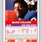1989 Score #117 Mark Collins Mint RC Rookie New York Giants  Image 2