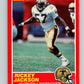 1989 Score #136 Rickey Jackson Mint New Orleans Saints  Image 1