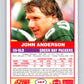 1989 Score #147 John Anderson Mint Green Bay Packers  Image 2