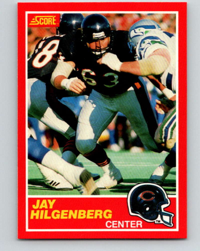 1989 Score #150 Jay Hilgenberg Mint Chicago Bears  Image 1