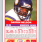 1989 Score #155 Darrin Nelson Mint Minnesota Vikings  Image 2