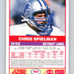 1989 Score #167 Chris Spielman Mint RC Rookie Detroit Lions  Image 2