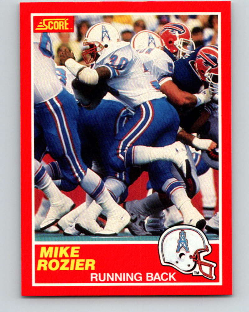 1989 Score #172 Mike Rozier Mint Houston Oilers  Image 1