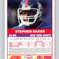 1989 Score #180 Stephen Baker Mint RC Rookie New York Giants  Image 2