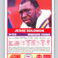 1989 Score #181 Jesse Solomon Mint Minnesota Vikings  Image 2