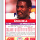 1989 Score #190 Greg Bell Mint Los Angeles Rams  Image 2