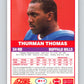 1989 Score #211 Thurman Thomas Mint RC Rookie Buffalo Bills