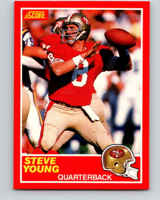 1989 Score #212 Steve Young Mint San Francisco 49ers