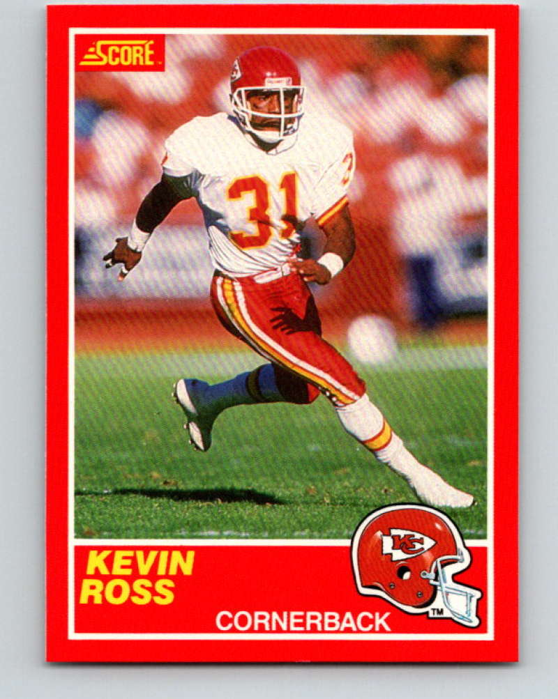 1989 Score #220 Kevin Ross Mint RC Rookie Kansas City Chiefs
