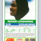 1989 Score #229 Reggie Langhorne Mint RC Rookie Cleveland Browns  Image 2