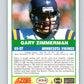 1989 Score #233 Gary Zimmerman Mint Minnesota Vikings  Image 2