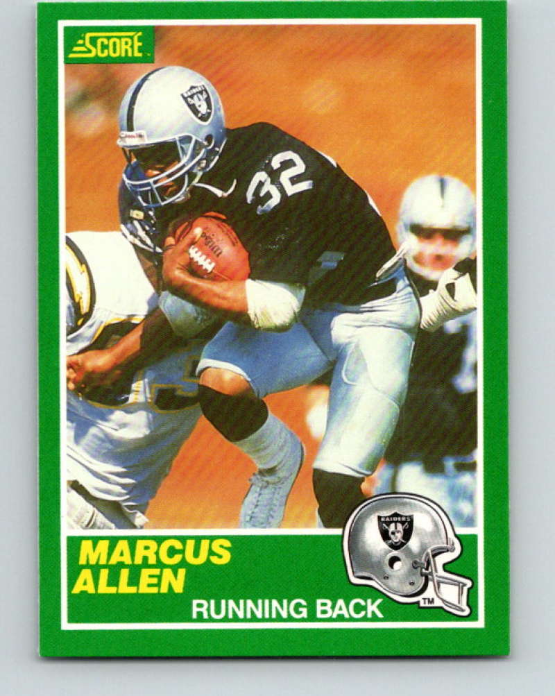 1989 Score #234 Marcus Allen Mint Los Angeles Raiders