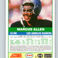 1989 Score #234 Marcus Allen Mint Los Angeles Raiders