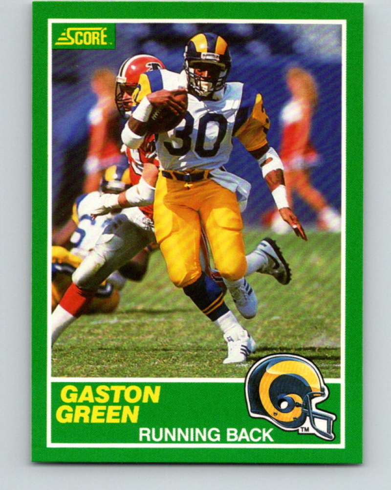 1989 Score #235 Gaston Green Mint RC Rookie Los Angeles Rams  Image 1