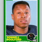 1989 Score #247 Donnell Woolford Mint RC Rookie Chicago Bears  Image 1