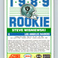1989 Score #254 Steve Wisniewski Mint RC Rookie Los Angeles Raiders