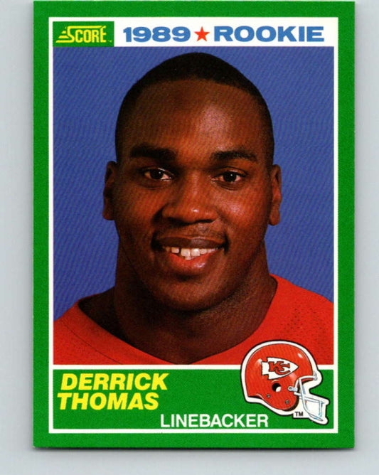 1989 Score #258 Derrick Thomas Mint RC Rookie Kansas City Chiefs