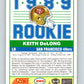 1989 Score #260 Keith DeLong Mint RC Rookie San Francisco 49ers  Image 2